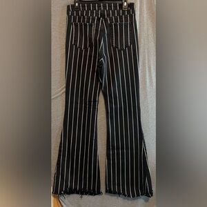 Striped Black and White Pants
